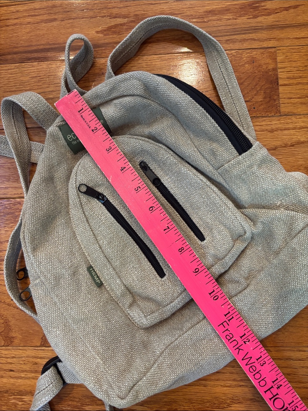 Evolution hemp backpack - Picture 3 of 6